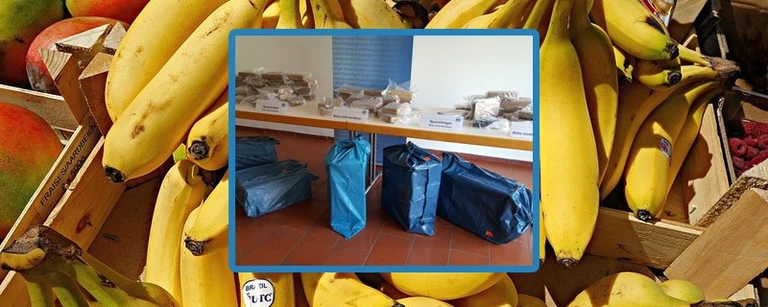 Im September 2017 wurde das Kokain in den Bananenkisten gefunden