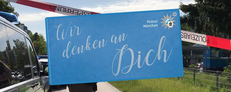 Münchner Polizei gedenkt verletzter Kollegin nach Kopfschuss in Unterföhring