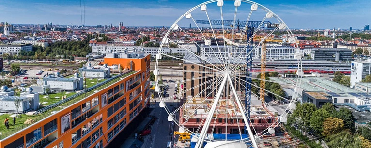 Riesenrad, Wheel of Munich, Werksviertel — © Bild Maurer SE