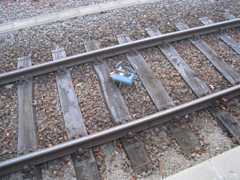 Vandalismus Isartalbahnhof — © Bundespolizei