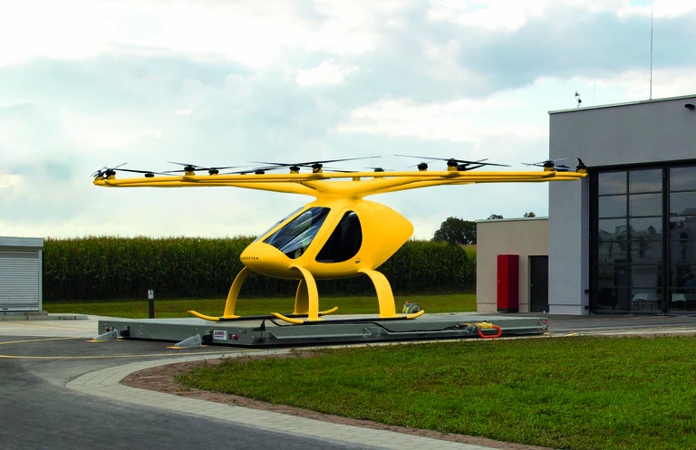 Volocopter ADAC — © Fotomontage: ADAC Luftrettung / Volocopter