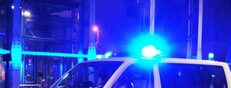 Blaulicht Polizei im Einsatz — © Symbolfoto