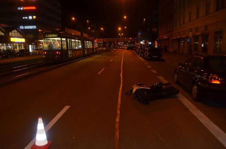 Roller, Unfall — © Polizei München