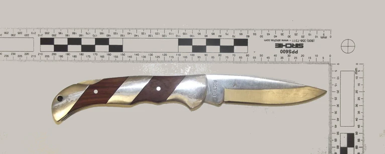 Das Klappmesser — © Foto: Bundespolizei