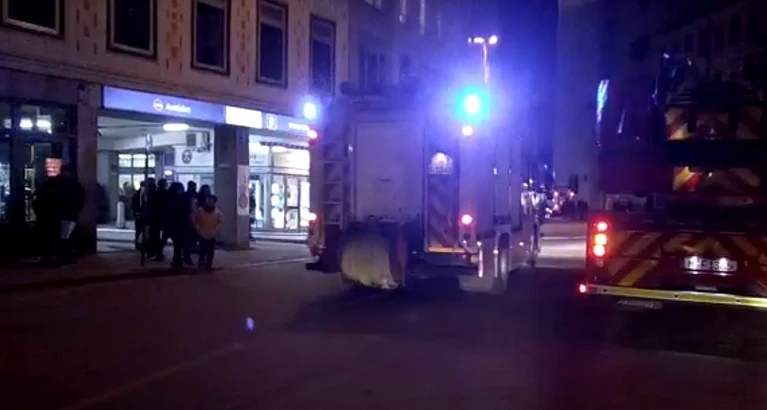 Der Feuerwehreinsatz am Rindermarkt