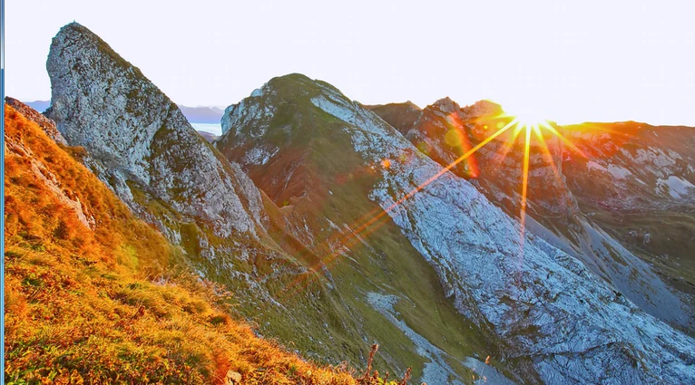 Sonne Bayern Berge