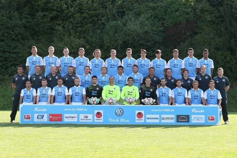 1860 Teamfoto Fussball