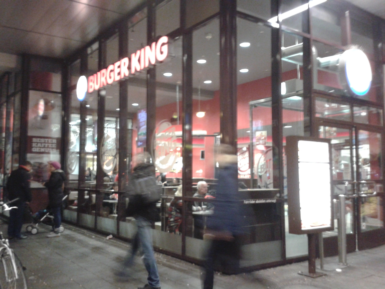 Fastfood bei Burger King 