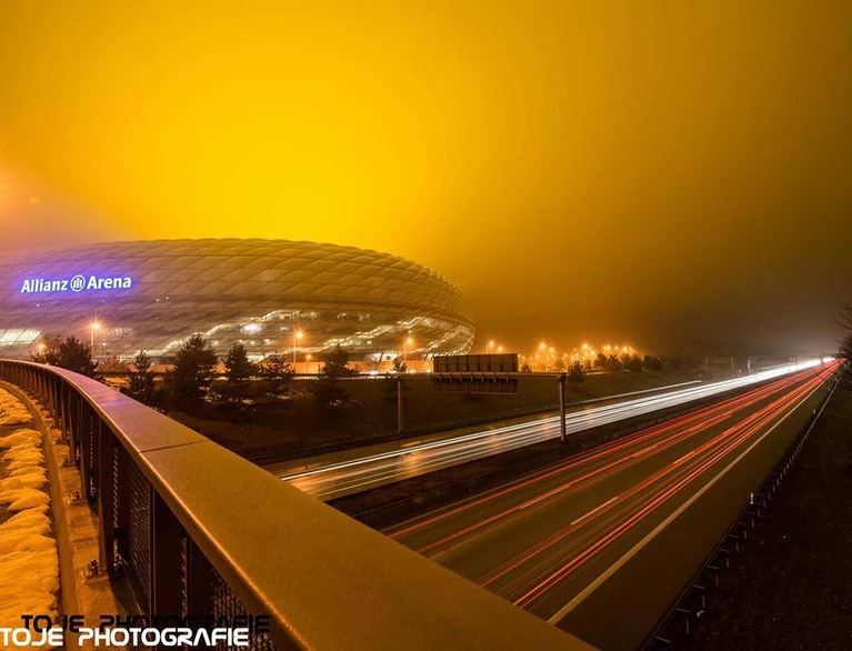 Die Allianz Arena in München — © Die Allianz Arena in München: Foto: TOJE Photografie