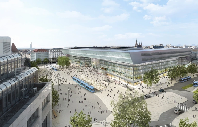 Planung Neubau Hauptbahnhof München — © Deutsche Bahn AG / Architekten Auer Weber Assoziierte