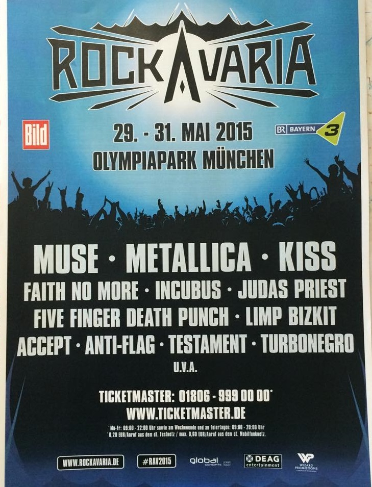rockavaria festival olympia münchen flyer