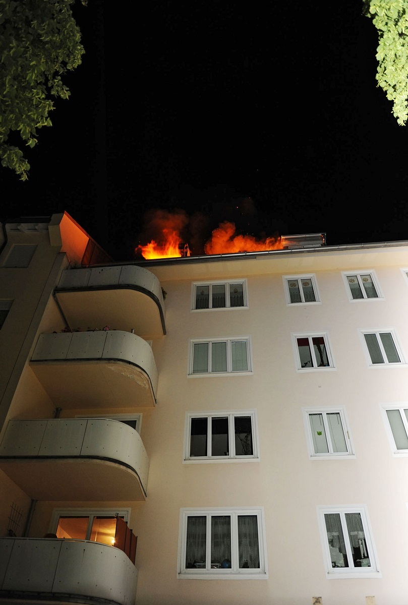 Die Berufsfeuerwehr im Einsatz, Foto: Berufsfeuerwehr München