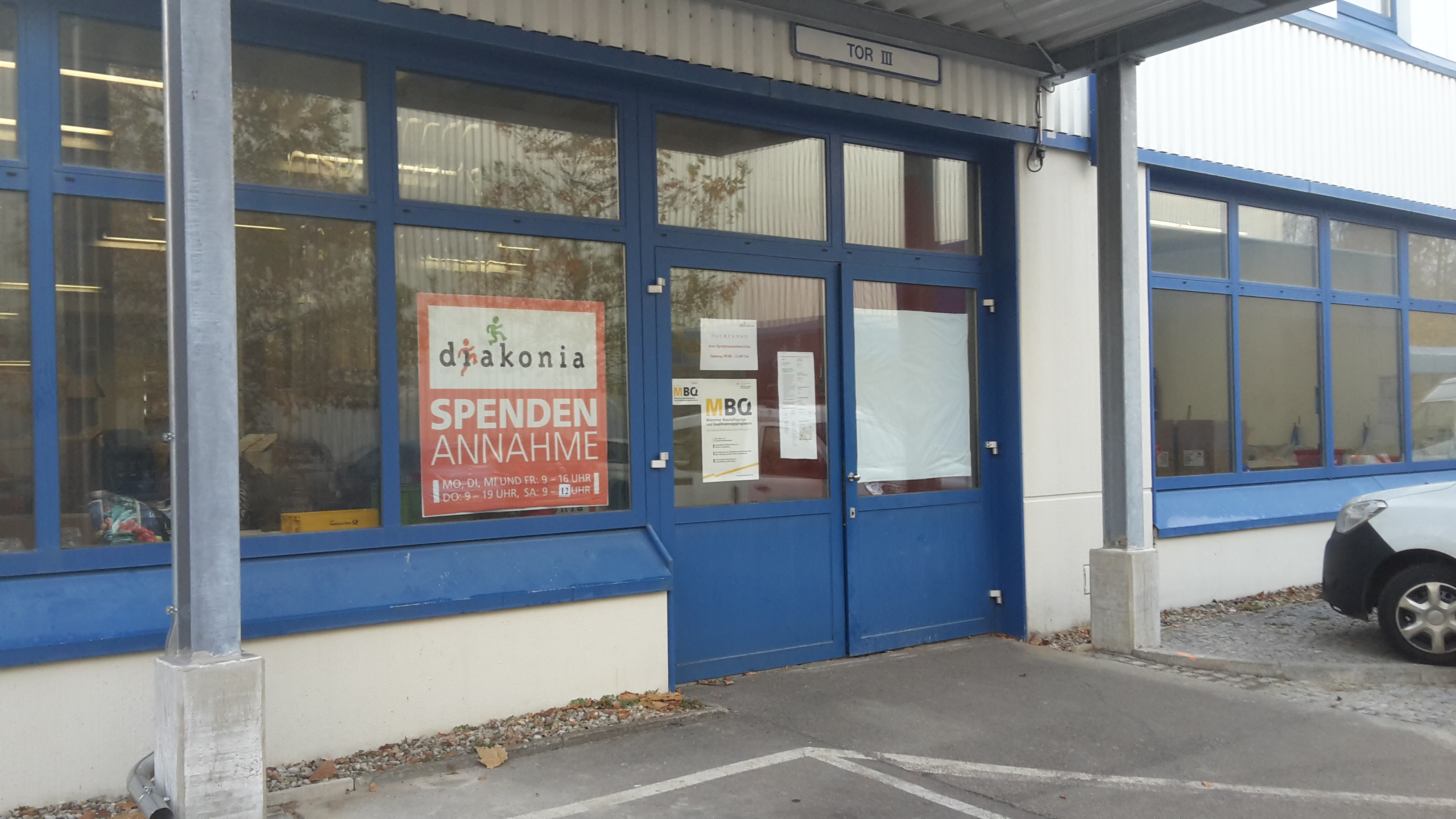 sammelstelle für spenden von außen von der diakonia, Diakonia