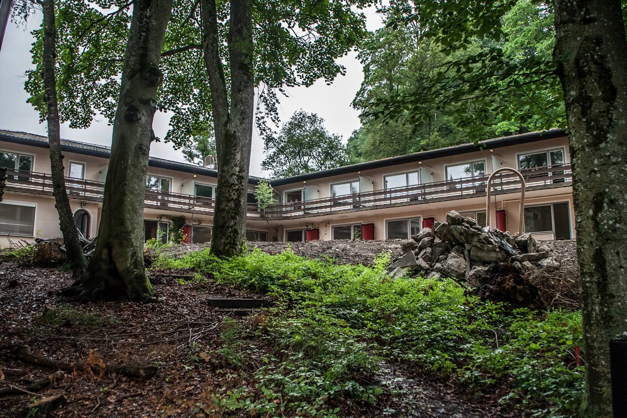 Das Gelände des ehemaligen Kursanatoriums in Ambach - Foto: privat