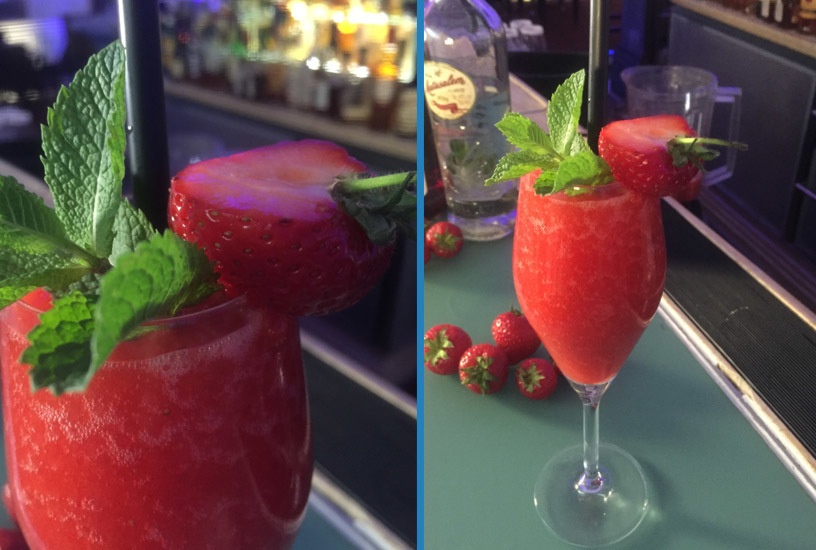 Frozen Strawberry Daiquiri mit Matusalem Platino