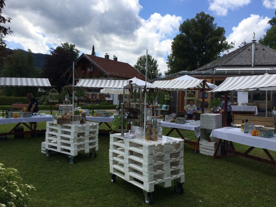 Vor dem Ansturm - So schön wurde alles für den "The Botanist" Foraging Day hergerichtet.
