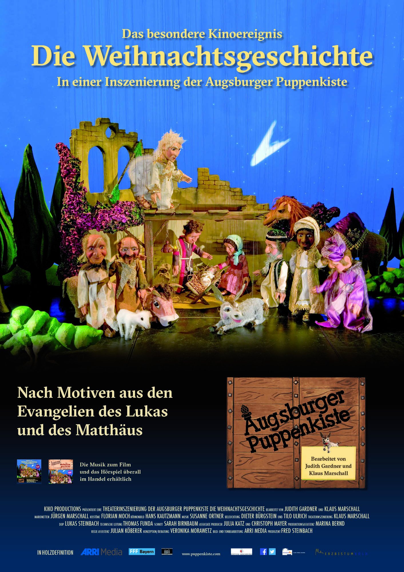 Die Augsburger Puppenkiste - Verfilmung der Weihnachtsgeschichte, Foto: FS/ Kiko