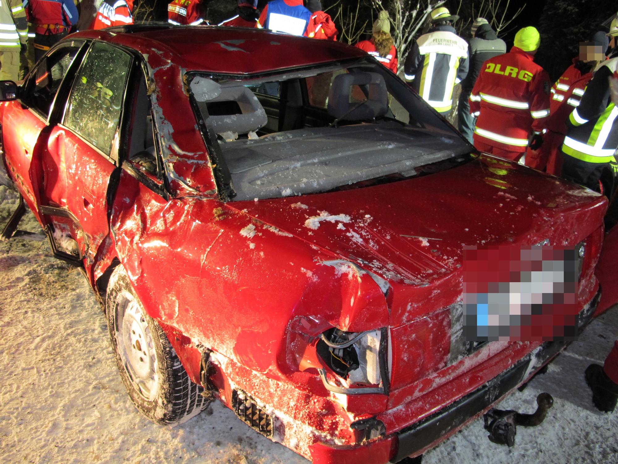 Das geborgene Fahrzeug - Foto: Polizei