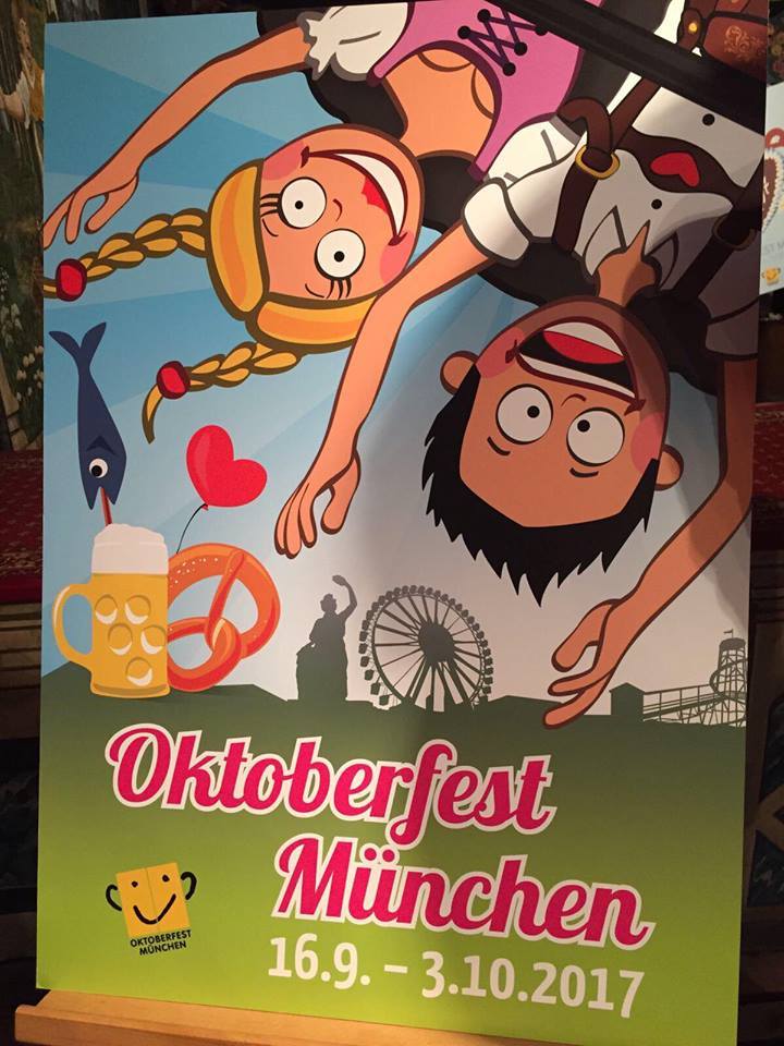 Dieses Wiesn-Plakat für Oktoberfest 2017 belegte Platz 2