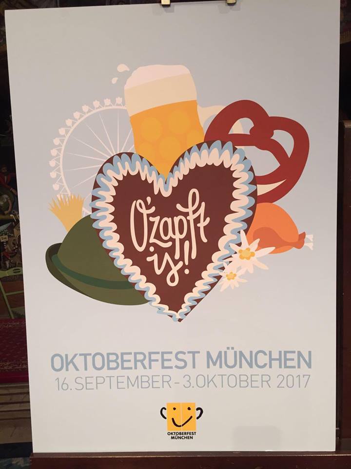 Dieses Wiesn-Plakat belegte den Platz 1 und wird das offizielle Motiv fürs Oktoberfest 2017