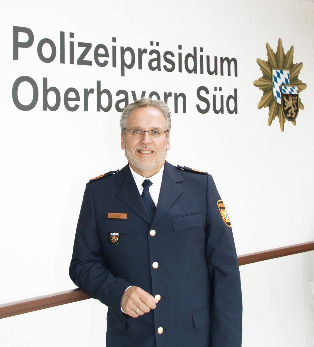 Polizeipräsident Robert Kopp, Polizeipräsidium Oberbayern Süd