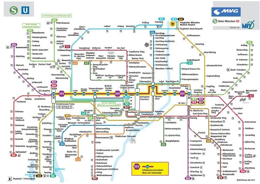 Schienenersatzverkehr auf der Münchner Stammstrecke