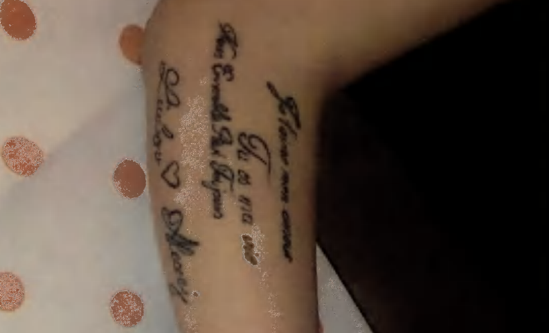 Schlehctes Tattoo, Foto: Amtsgericht München