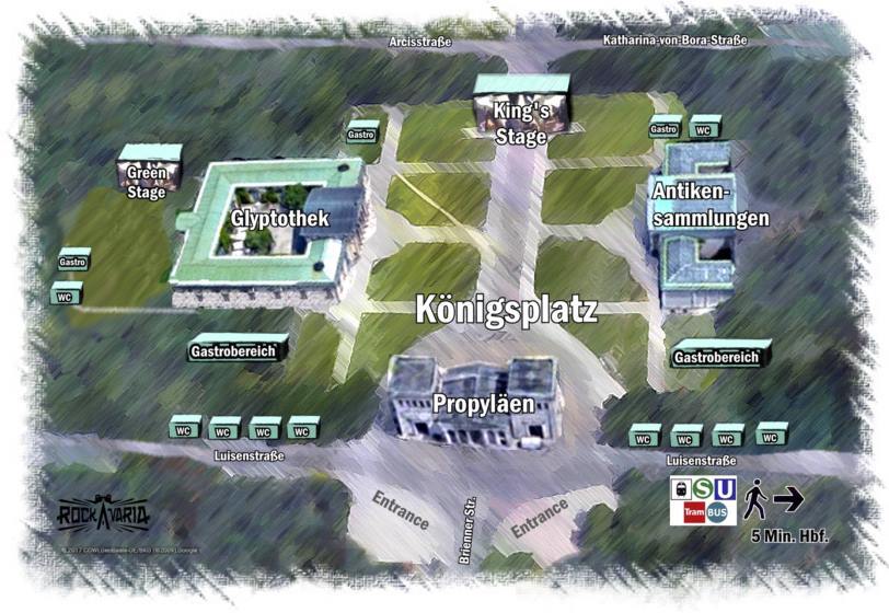 Rockavaria Karte Königsplatz