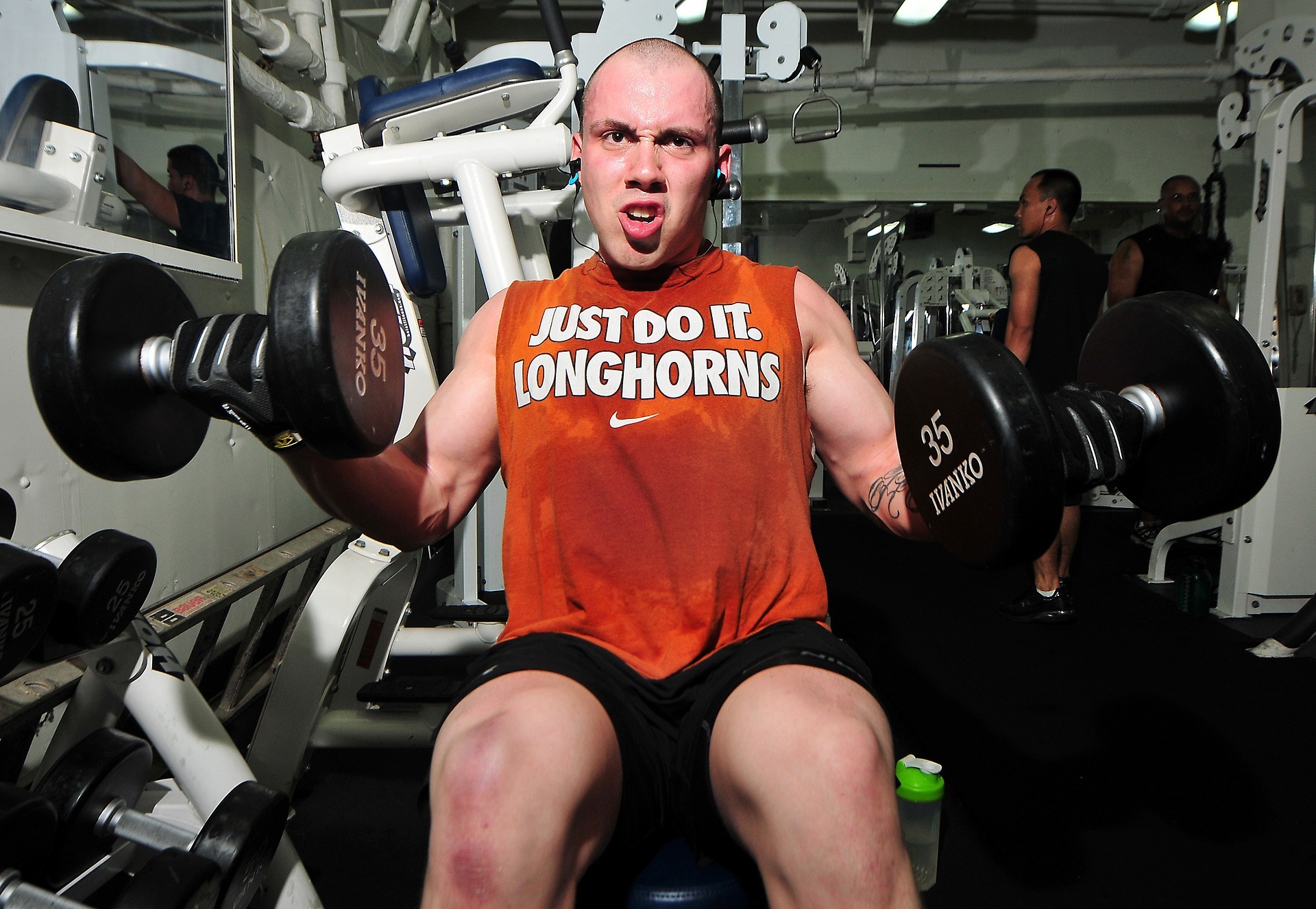 Schweiß Shirt Fitness, Symbolfoto