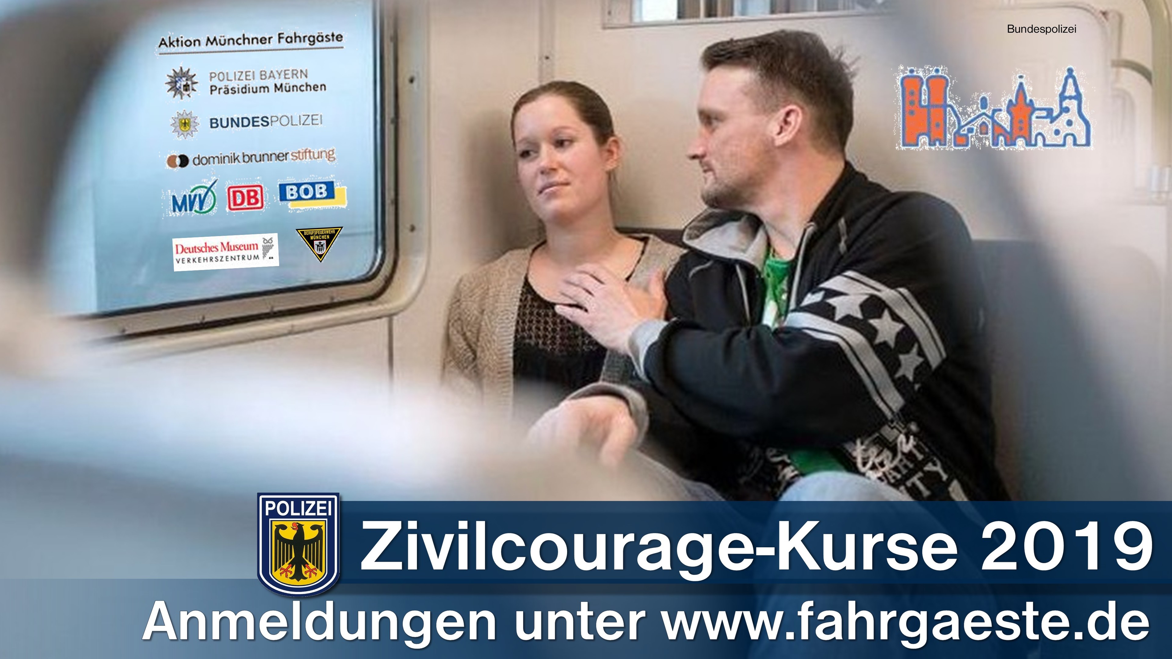 Zivilcourage, Bundespolizei, Selbstverteidigung, Kurse, Bundespolizei