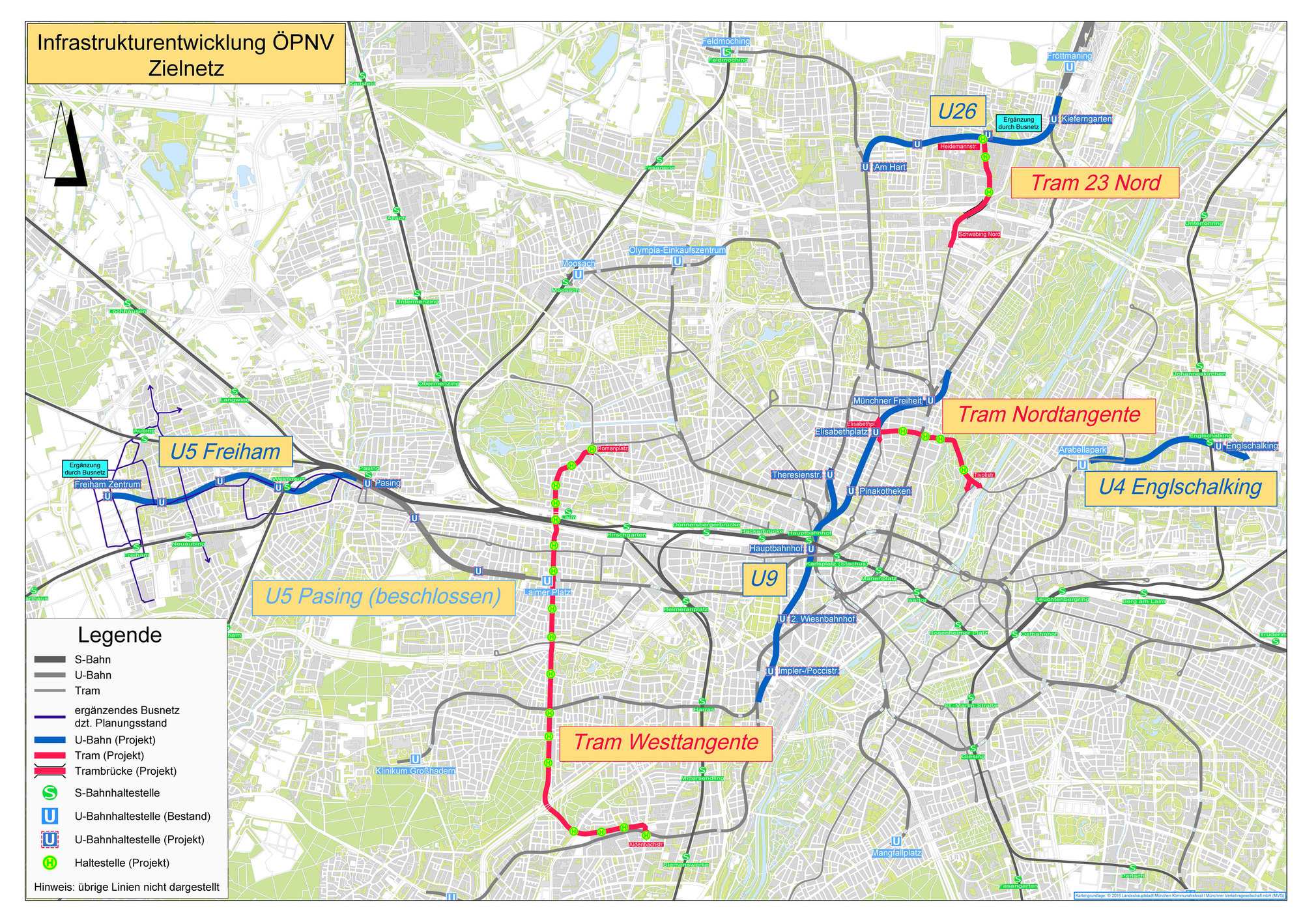 U-Bahn und Tram: Das soll in München ausgebaut werden