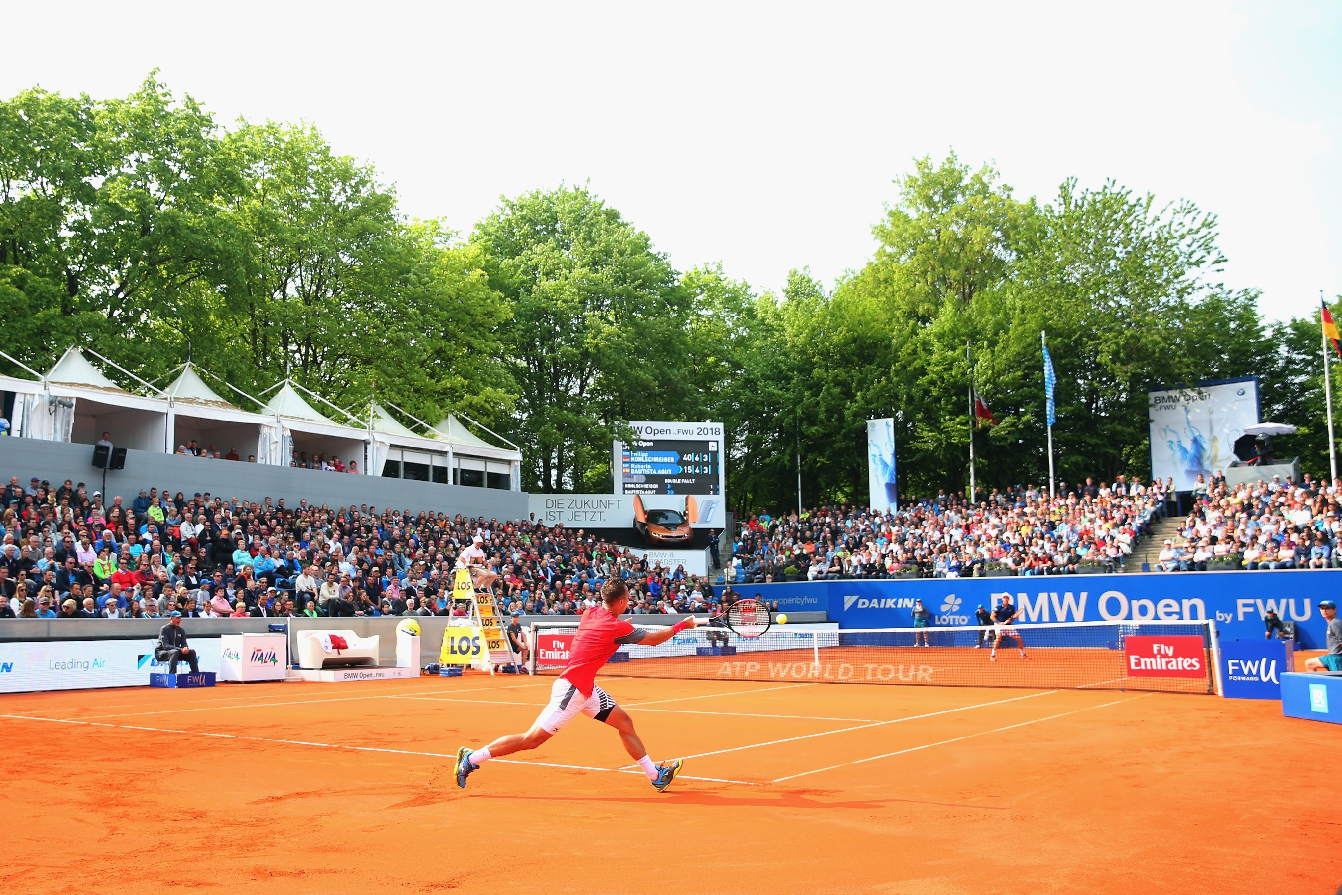 Phillip Kohlschreiber auf dem Center Court der BMW Open in München