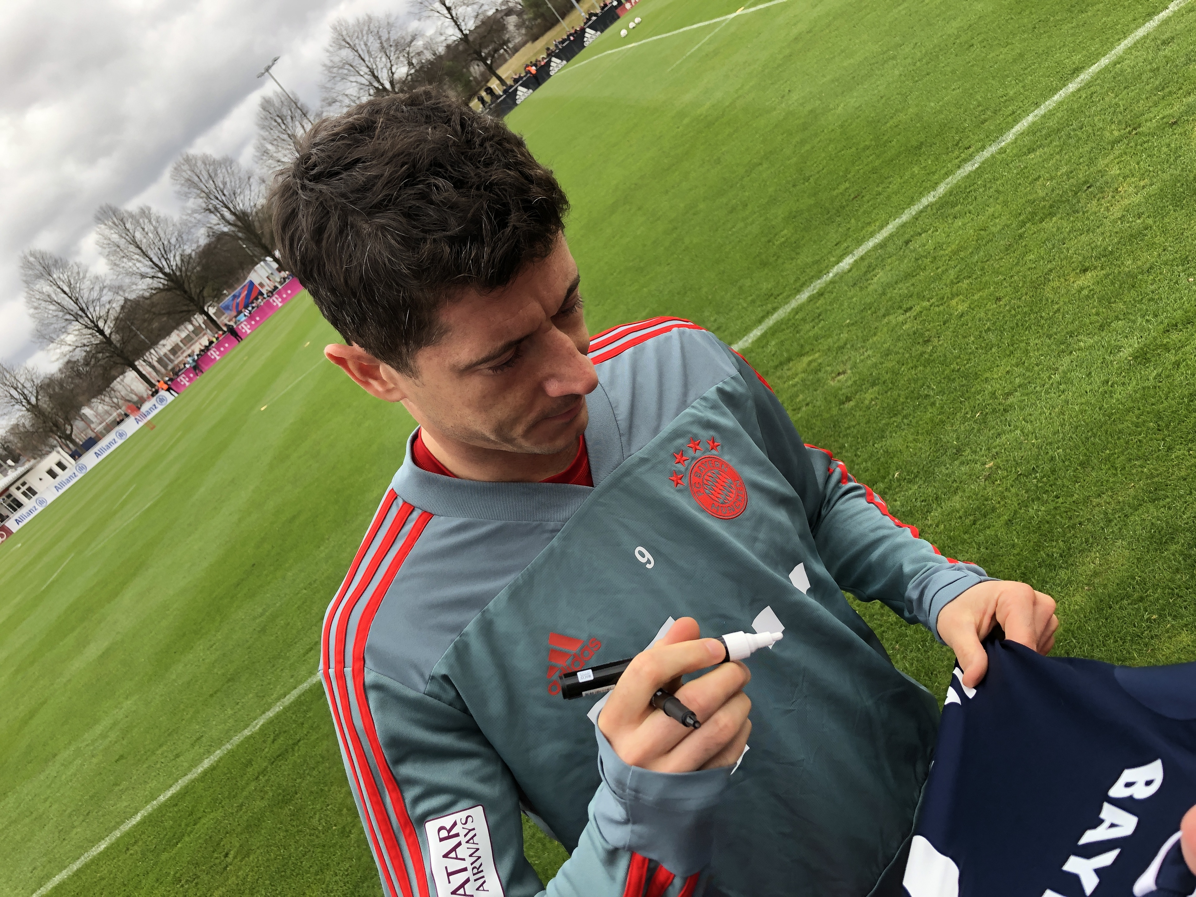 Stürmer Robert Lewandowski vom FC Bayern München 