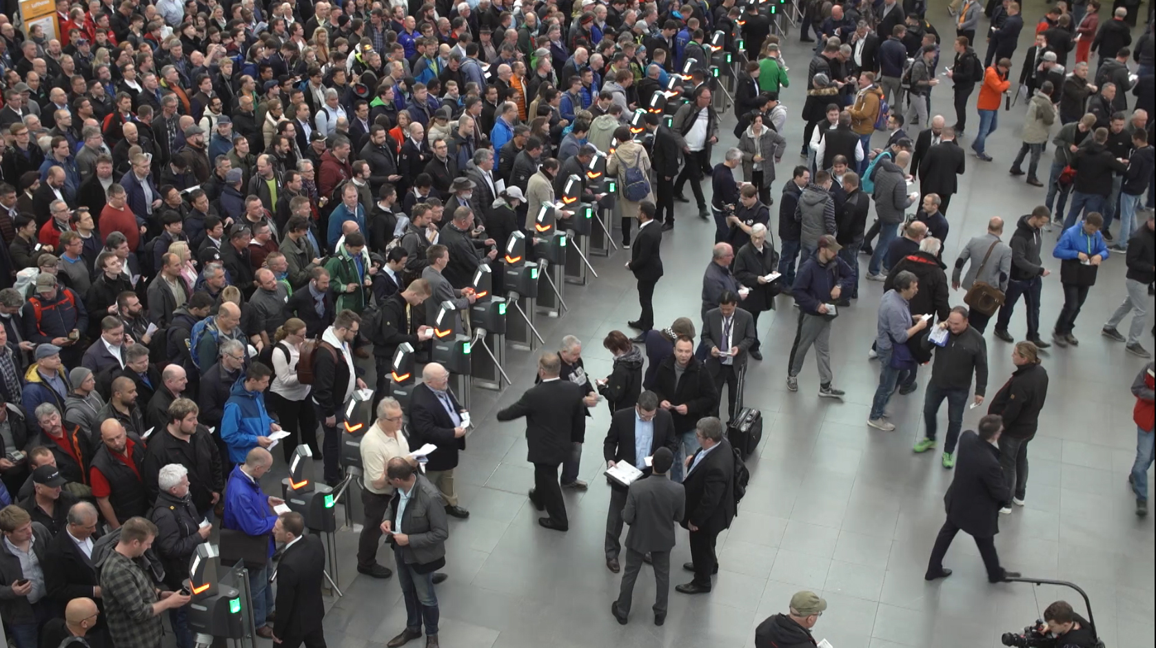 Besucher der Bauma
